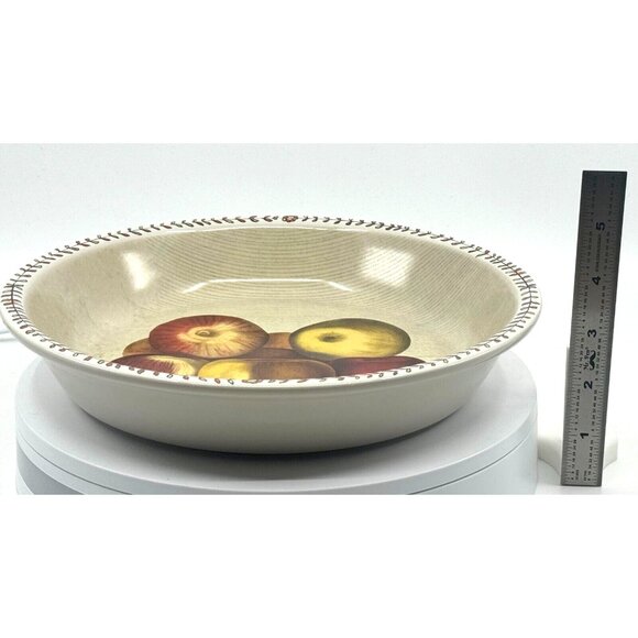 JOHN DERIAN x TARGET Stoneware Pie Plate Dish with Apple Print, 10" / New - Picture 9 of 11